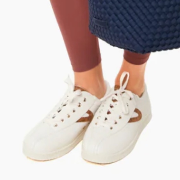 Tretorn Leopard Nylite Leather Sneakers Size 9M - NWT - Picture 14 of 15